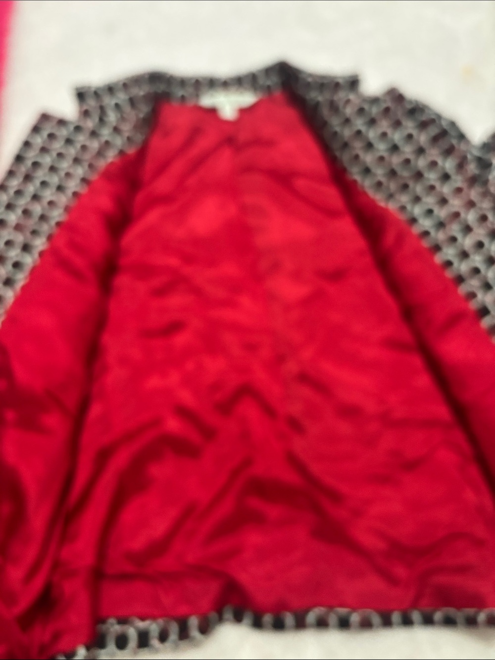 Austin Reed Black, Red & White Geometric Button-Down Shirt - Picture 5 of 9